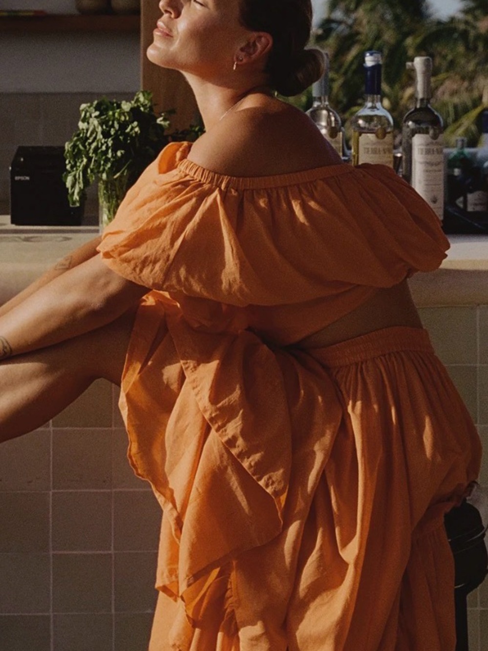 🧡SPELL Alexa Two-Piece Set — Orange — XS